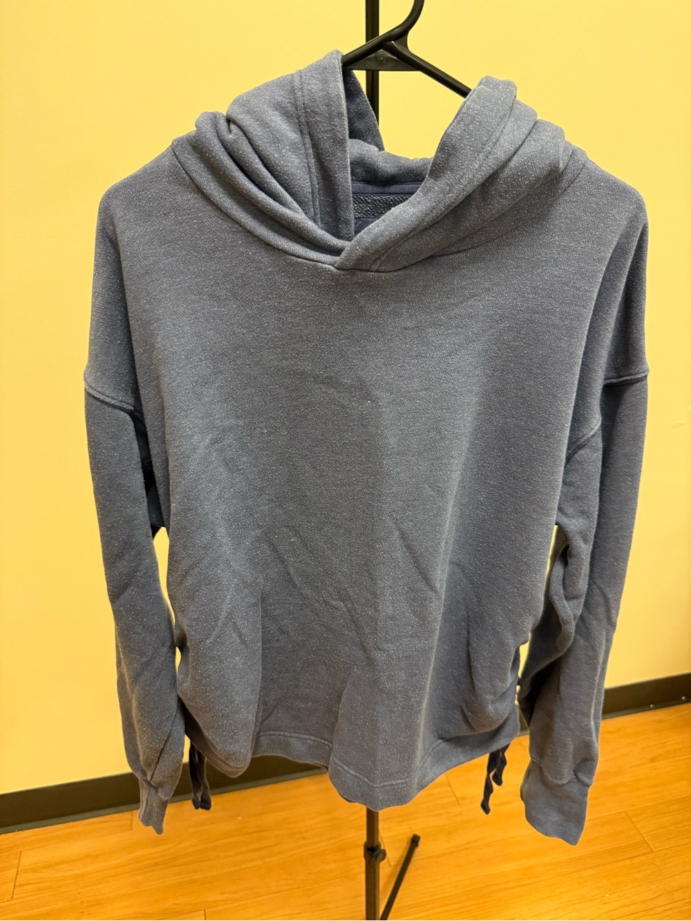 Aerie Navy Blue Cinched Sides Hoodie - L